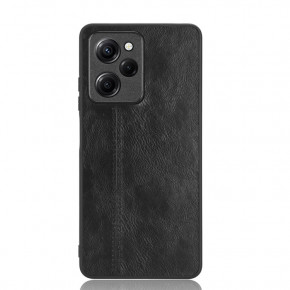  Cosmi Leather Case Poco X5 Pro 5G Black (CoLeathPocoX5pBlack)