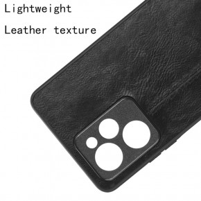  Cosmi Leather Case Poco X5 Pro 5G Black (CoLeathPocoX5pBlack) 5