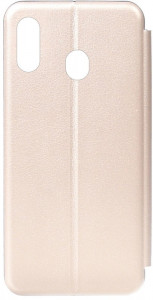 - TOTO Book Rounded Leather Case Samsung Galaxy M20 Gold #I/S 3