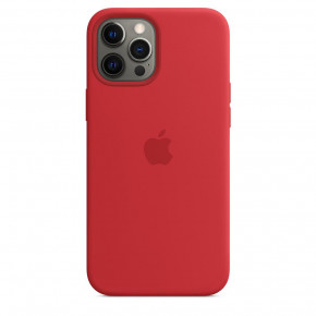   Apple iPhone 12 Pro Max  Apple Silicone Case with MagSafe (PRODUCT)RED (MHLF3) (MHLF3)