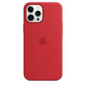   Apple iPhone 12 Pro Max  Apple Silicone Case with MagSafe (PRODUCT)RED (MHLF3) (MHLF3) 3