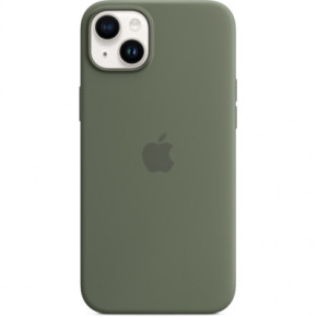  Apple iPhone 14 Plus Silicone Case with MagSafe - Olive,Model A2911 (MQUD3ZE/A)