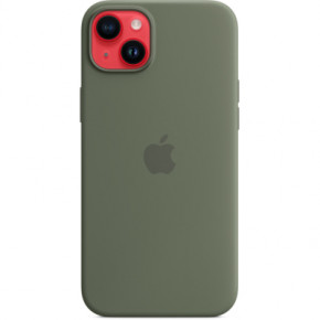  Apple iPhone 14 Plus Silicone Case with MagSafe - Olive,Model A2911 (MQUD3ZE/A) 6