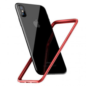  Baseus Hard And Soft Border  iPhone X, Red (FRAPIPHX-09) 3