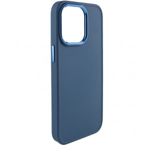TPU  Epik Bonbon Metal Style Apple iPhone 13 Pro Max (6.7)  / Denim Blue