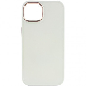TPU  Epik Bonbon Metal Style Apple iPhone 13 (6.1)  / White 3