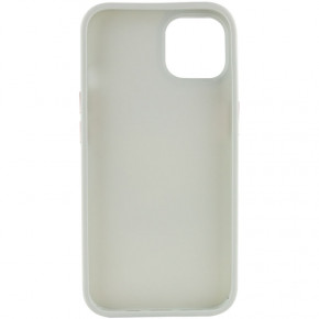 TPU  Epik Bonbon Metal Style Apple iPhone 13 (6.1)  / White 4