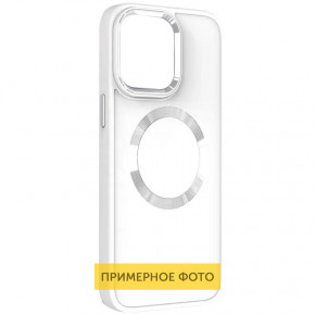 TPU  Epik Bonbon Metal Style with MagSafe Samsung Galaxy S21+  / White Epik