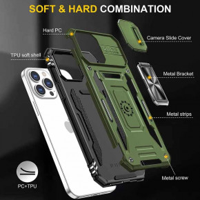   Epik Camshield Army Ring Apple iPhone 12 Pro / 12 (6.1)  / Army Green 4