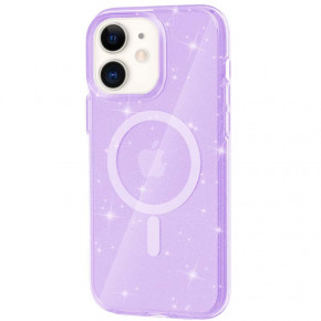  Epik TPU Galaxy Sparkle (MagFit) Apple iPhone 11 (6.1) Purple+Glitter
