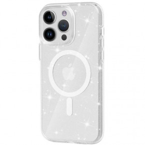  Epik TPU Galaxy Sparkle (MagFit) Apple iPhone 13 Pro (6.1) Clear+Glitter
