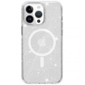  Epik TPU Galaxy Sparkle (MagFit) Apple iPhone 13 Pro (6.1) Clear+Glitter 5