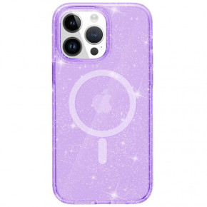  Epik TPU Galaxy Sparkle (MagFit) Apple iPhone 14 Pro (6.1) Purple+Glitter 5