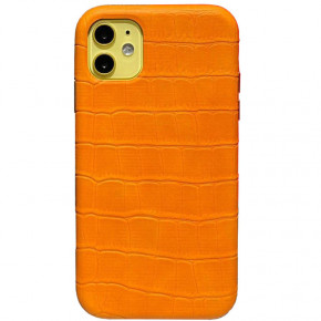   Epik Croco Leather Apple iPhone 11 (6.1) Yellow