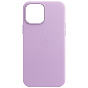   Epik Leather Case (AA) with MagSafe Apple iPhone 14 Plus (6.7) Elegant purple