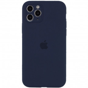  Epik Silicone Case Full Camera Protective (AA) Apple iPhone 12 Pro (6.1) - / Midnight blue