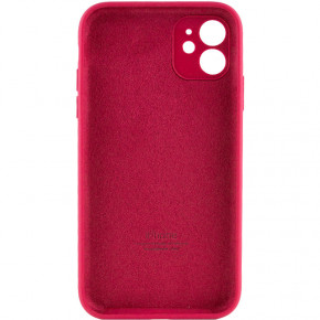  Epik Silicone Case Full Camera Protective (AA) Apple iPhone 12 (6.1)  / Rose Red 3