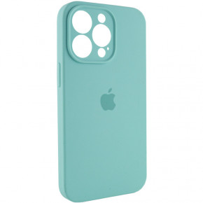  Epik Silicone Case Full Camera Protective (AA) Apple iPhone 14 Pro Max (6.7)  / Marine Green  3
