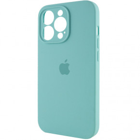  Epik Silicone Case Full Camera Protective (AA) Apple iPhone 14 Pro Max (6.7)  / Marine Green  4
