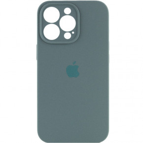  Epik Silicone Case Full Camera Protective (AA) Apple iPhone 14 Pro Max (6.7)  / Pine green