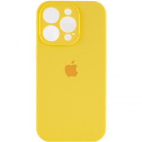  Epik Silicone Case Full Camera Protective (AA) Apple iPhone 15 Pro Max (6.7)  / Yellow