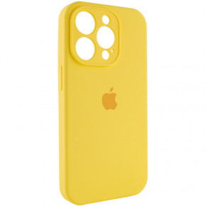  Epik Silicone Case Full Camera Protective (AA) Apple iPhone 15 Pro Max (6.7)  / Yellow 3