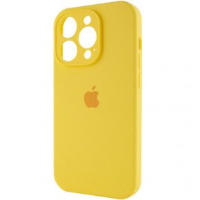  Epik Silicone Case Full Camera Protective (AA) Apple iPhone 15 Pro Max (6.7)  / Yellow 4