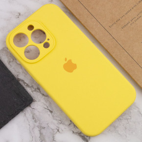  Epik Silicone Case Full Camera Protective (AA) Apple iPhone 15 Pro Max (6.7)  / Yellow 6
