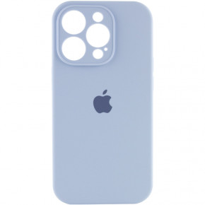  Epik Silicone Case Full Camera Protective (AA) Apple iPhone 15 Pro Max (6.7)  / Lilac Blue
