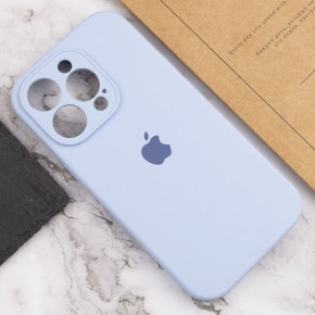  Epik Silicone Case Full Camera Protective (AA) Apple iPhone 15 Pro Max (6.7)  / Lilac Blue 6