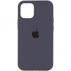  Epik Silicone Case Full Protective (AA) Apple iPhone 14 Pro Max (6.7)  / Dark Grey