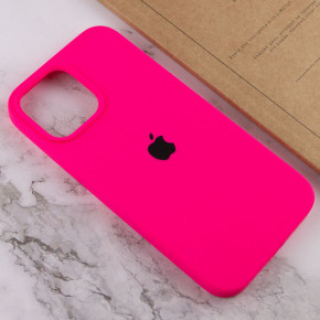  Epik Silicone Case Full Protective (AA) Apple iPhone 15 Pro (6.1)  / Barbie pink 5