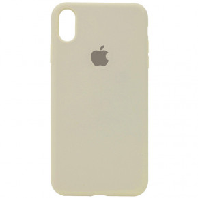 Epik Silicone Case Full Protective (AA) Apple iPhone XS Max (6.5)  / Antigue White