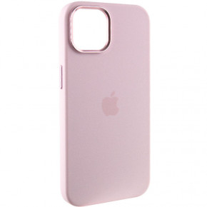  Epik Silicone Case Metal Buttons (AA) Apple iPhone 12 Pro Max (6.7)  / Chalk Pink