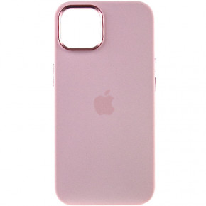  Epik Silicone Case Metal Buttons (AA) Apple iPhone 12 Pro Max (6.7)  / Chalk Pink 3