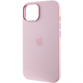  Epik Silicone Case Metal Buttons (AA) Apple iPhone 12 Pro Max (6.7)  / Chalk Pink 4