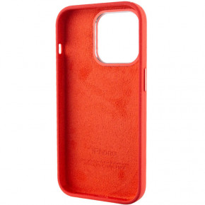  Epik Silicone Case Metal Buttons (AA) Apple iPhone 13 Pro (6.1)  / Red 6