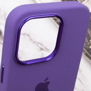  Epik Silicone Case Metal Buttons (AA) Apple iPhone 14 Pro Max (6.7)  / Iris 9