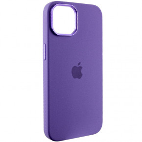  Epik Silicone Case Metal Buttons (AA) Apple iPhone 14 (6.1)  / Iris
