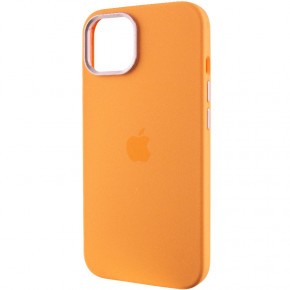  Epik Silicone Case Metal Buttons (AA) Apple iPhone 14 (6.1)  / Marigold 4
