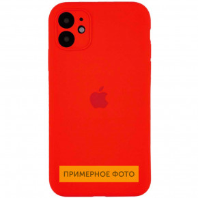  Epik Silicone Case Square Full Camera Protective (AA) Apple iPhone 7 plus / 8 plus (5.5)  / Red