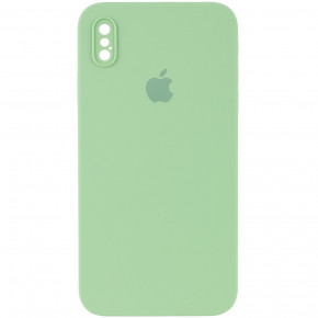  Epik Silicone Case Square Full Camera Protective (AA) Apple iPhone XS Max (6.5)  / Mint