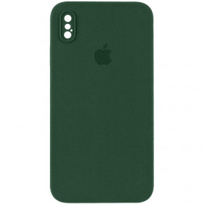  Epik Silicone Case Square Full Camera Protective (AA) Apple iPhone XS Max (6.5)  / Cyprus Green