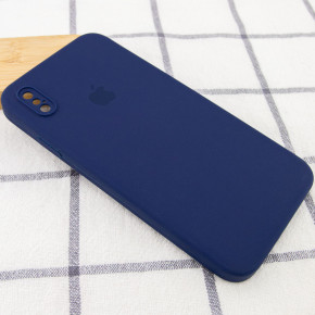  Epik Silicone Case Square Full Camera Protective (AA) Apple iPhone XS (5.8) - / Midnight blue 3