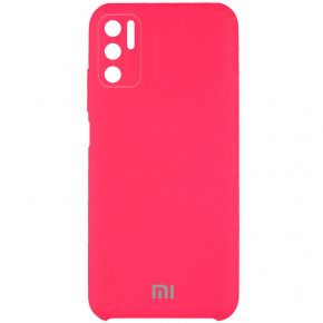  Epik Silicone Cover Full Camera (AAA) Xiaomi Redmi Note 10 5G / Poco M3 Pro  / Shiny pink