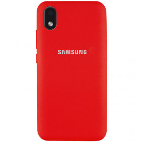  Epik Silicone Cover Full Protective (AA) Samsung Galaxy M01 Core / A01 Core  / Red