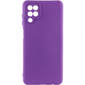  Epik Silicone Cover Lakshmi Full Camera (A) Samsung Galaxy A12 / M12  / Purple