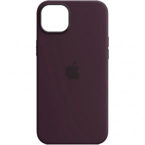  Epik Silicone case (AAA) full with Magsafe Apple iPhone 14 Pro (6.1)  / Elderberry