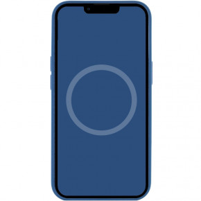  Epik Silicone case (AAA) full with Magsafe and Animation Apple iPhone 13 Pro (6.1)  / Blue Jay 5