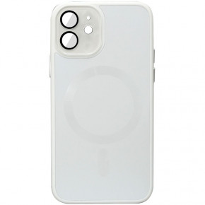  Epik TPU+Glass Sapphire Midnight with MagSafe Apple iPhone 12 (6.1)  / White